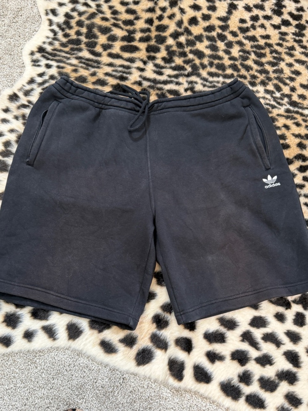 adidas Men’s Black Athletic Trefoil Shorts Sz 2xl